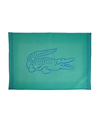 Lacoste Home Vintage-Like Croc Throw, 50" x 70"
