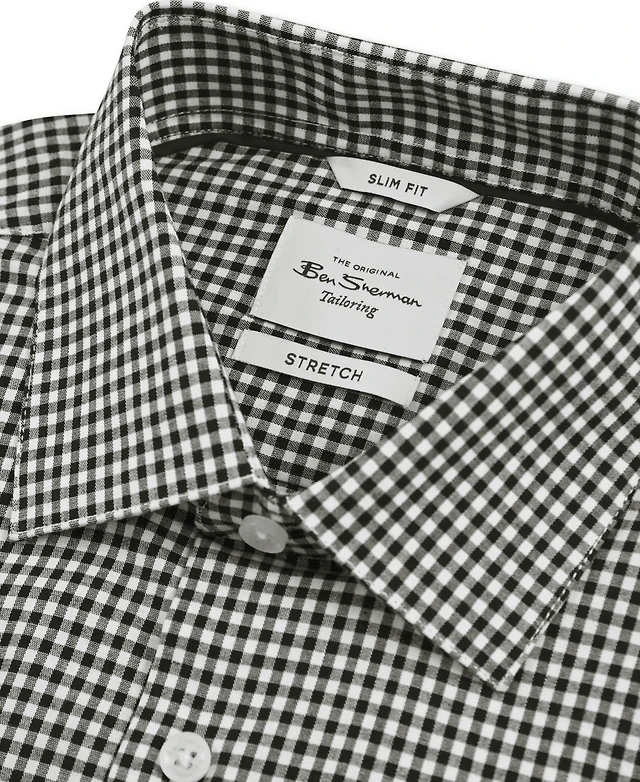 Ben Sherman Men's Slim-Fit Gingham Shirt | Arden Fair