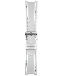 Tissot Women's Swiss T02 Diamond (1/6 ct. t.w.) White Leather Strap Watch 23mm