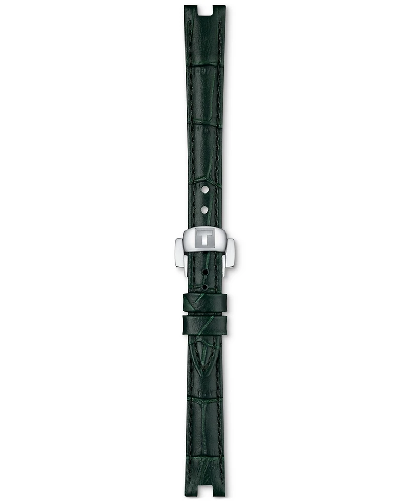 Tissot Women's Swiss Bellissima Green Leather Strap Watch 26mm