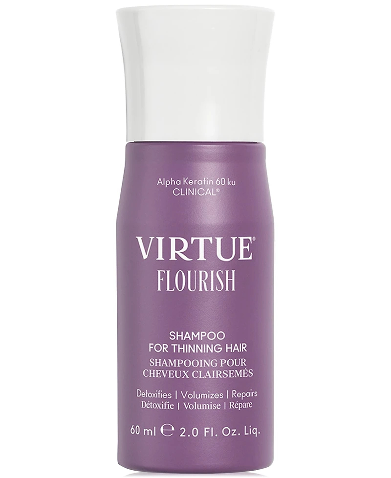 Virtue Flourish Shampoo For Thinning Hair, 2 oz.