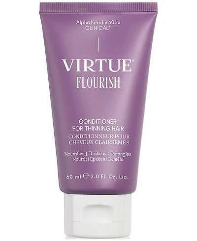Virtue Flourish Conditioner For Thinning Hair, 2 oz.