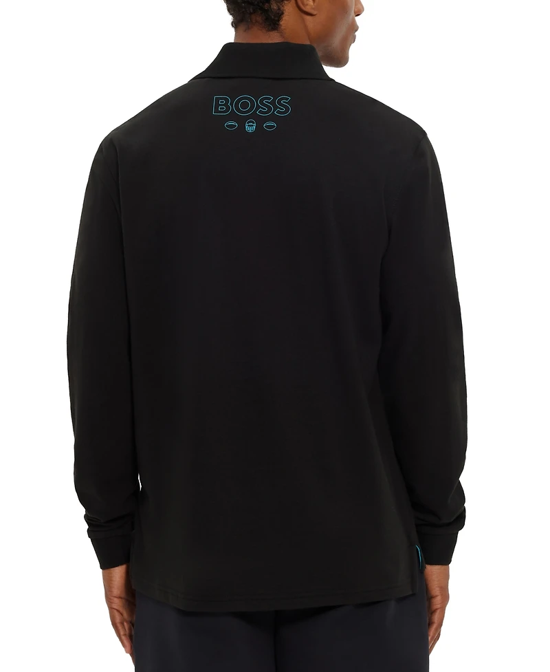 Boss by Hugo Men's x Nfl Long-Sleeved Polo Shirt