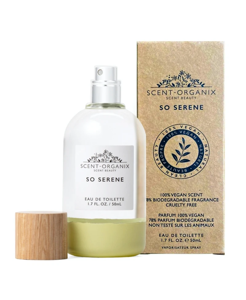 Scent Beauty Scent-Organix So Serene Perfume for Men & Women Citrusy and Fruity Scent with Notes of Mandarin, Wild Freesia & Green Tea