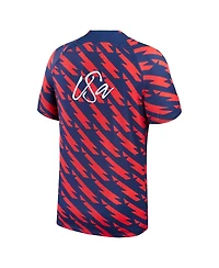 Men's Nike Navy Uswnt 2023 Academy Pro Pre-Match Jersey