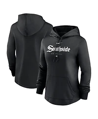 Women's Nike Black Chicago White Sox City Connect Pregame Performance Pullover Hoodie