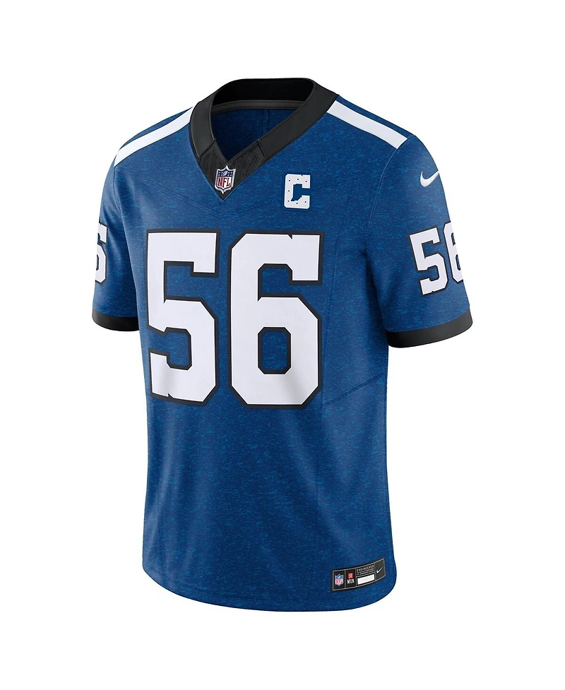 Men's Nike Quenton Nelson Royal Indianapolis Colts Indiana Nights Alternate Vapor F.u.s.e. Limited Jersey