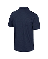 Men's Colosseum Navy Notre Dame Fighting Irish No Problemo Polo Shirt