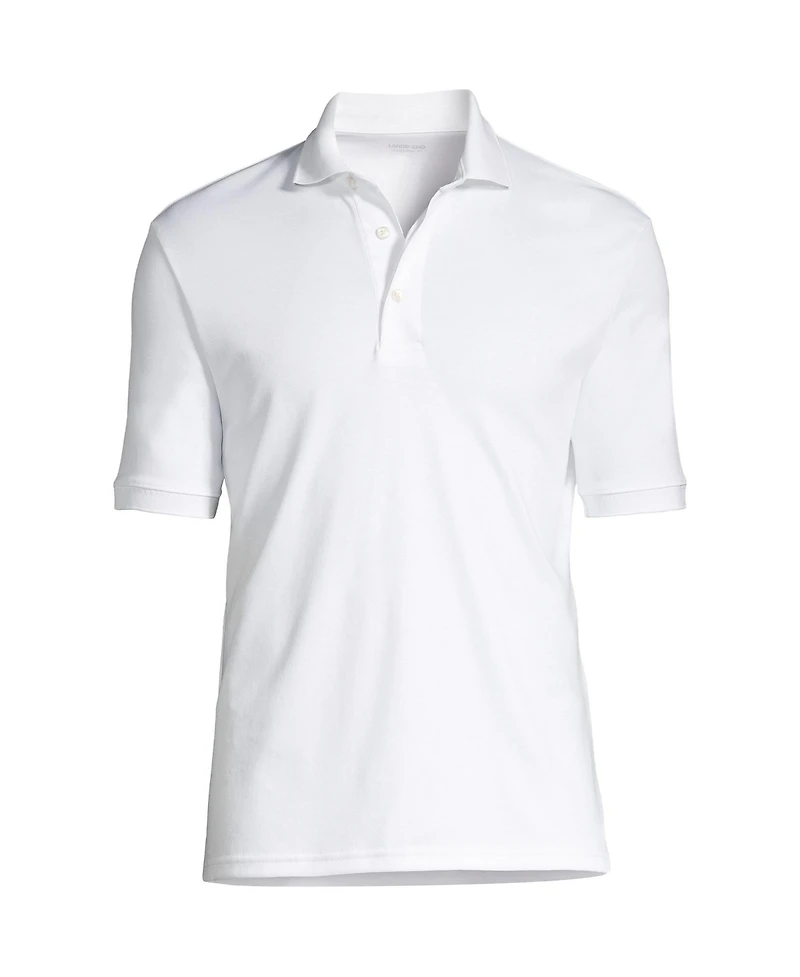 Lands' End Big & Tall Short Sleeve Cotton Supima Polo Shirt