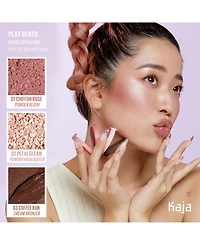 Kaja Face Bento Cream Bronzer, Powder Blush & Highlighter Sculpting Trio