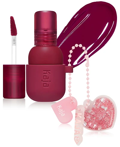 Kaja Jelly Charm Glazed Lip Stain & Blush With Keychain, 0.17 oz.