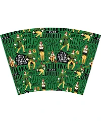 Tervis Warner Brothers Elf Ninny Pattern Christmas Holiday Movie Made in Usa Double Walled Insulated Tumbler Travel Cup Keeps Drinks Cold & Hot, 24oz,