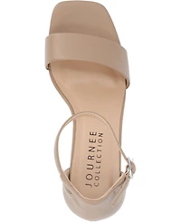 Journee Collection Women's Valenncia Ankle Strap Sandals