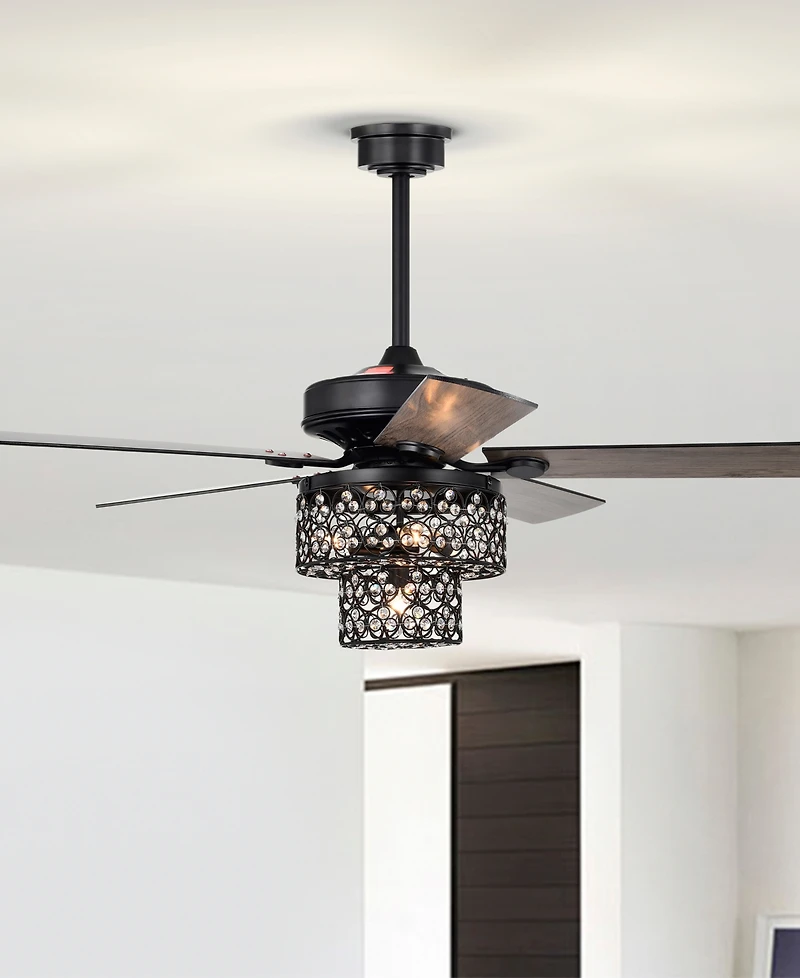 Hasna 52" 4-Light Indoor Ceiling Fan with Light Kit and Remote