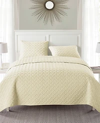 Vcny Home Nina Embossed 3-Pc.Quilt Set, Full/Queen