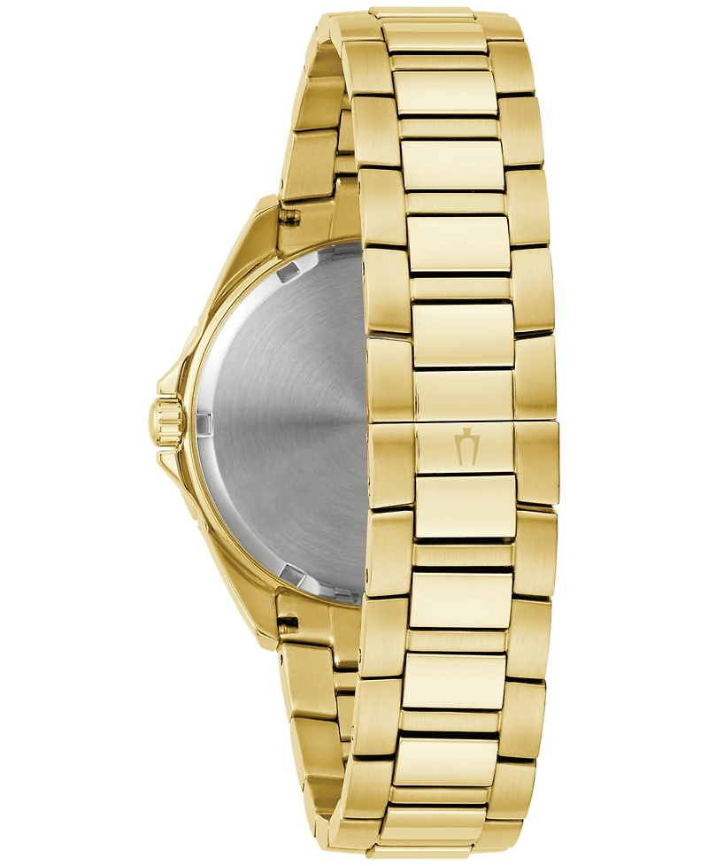 Bulova Men's Classic Phantom Gold-Tone Stainless Steel Bracelet Watch 40mm