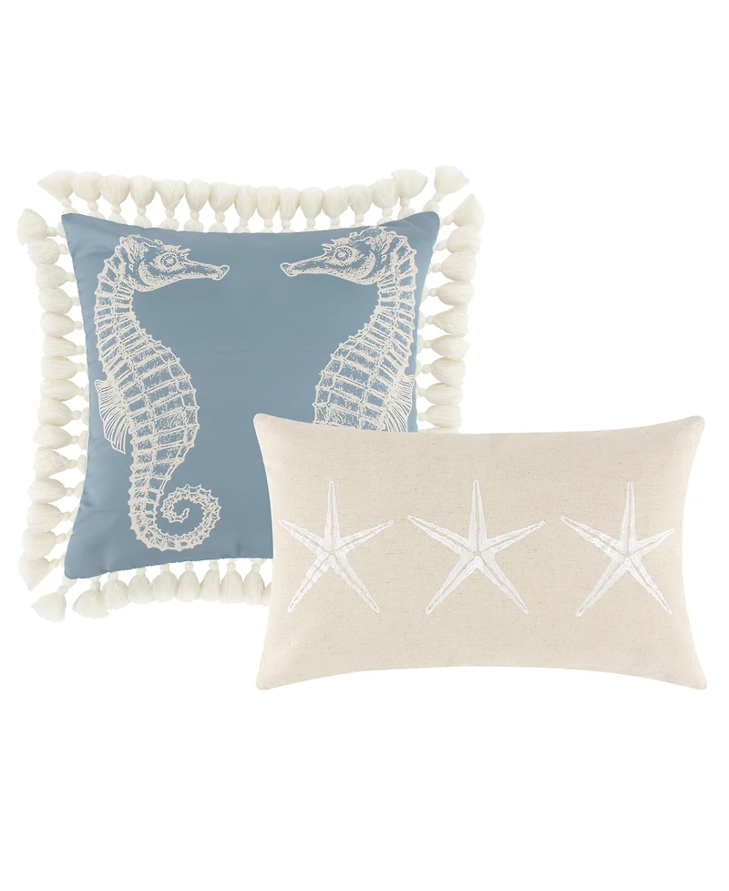 Greenland Home Fashions Atlantis Reversible Coastal 5 Piece Quilt Set