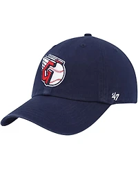 Men's '47 Brand Navy Cleveland Guardians Clean Up Adjustable Hat