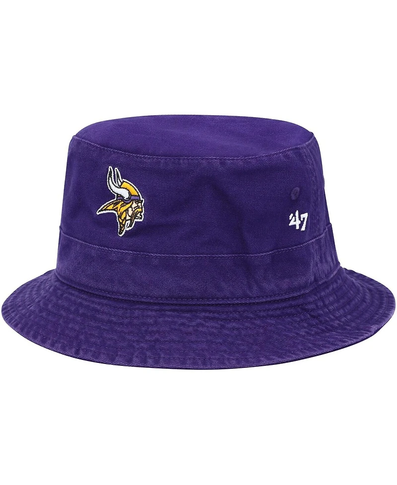 Men's '47 Brand Purple Minnesota Vikings Primary Bucket Hat