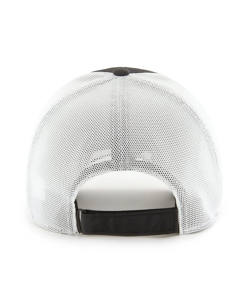 Men's '47 Brand Black Chicago White Sox Disburse Mvp Trucker Adjustable Hat