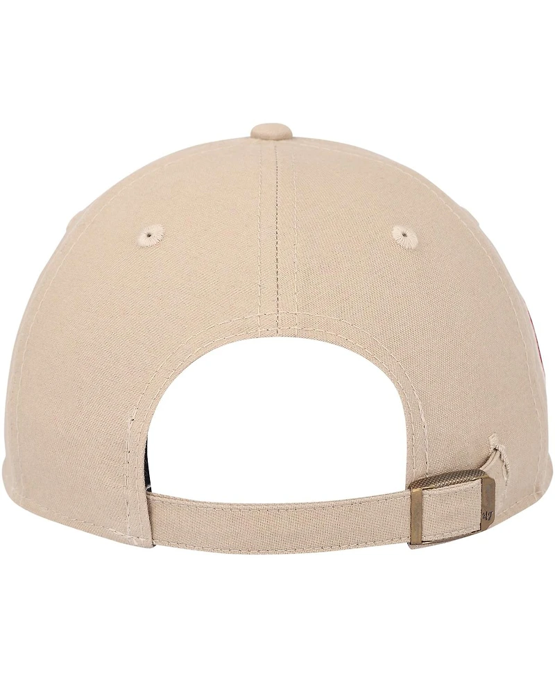 Men's '47 Brand Khaki Chicago Cubs Atwood Mvp Adjustable Hat