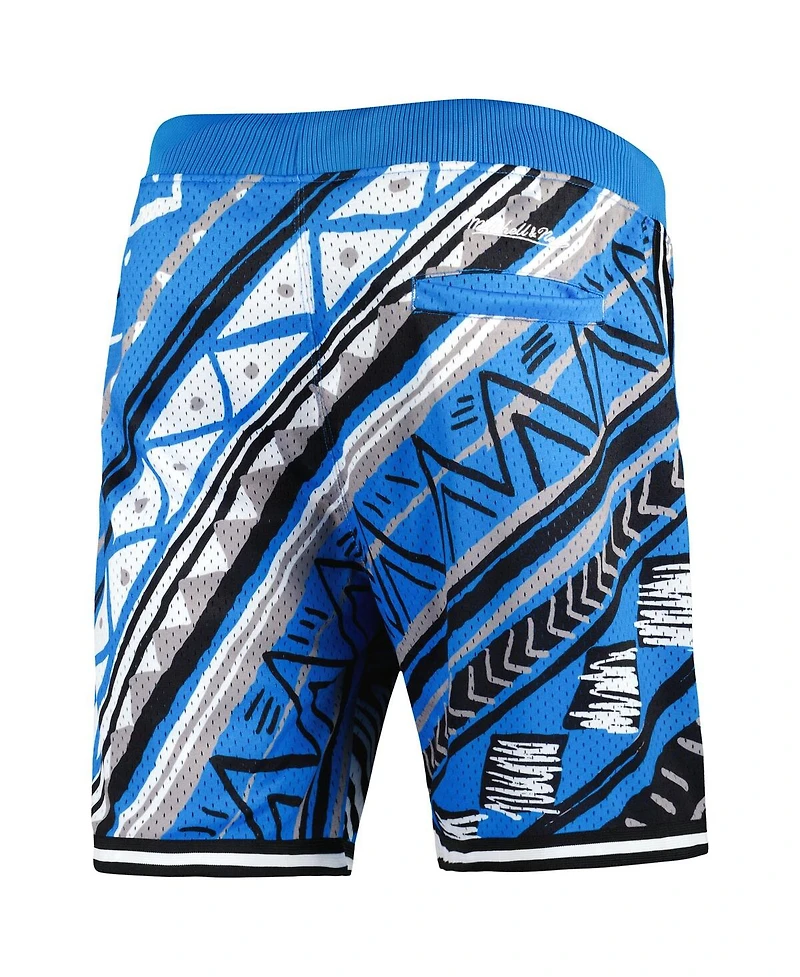 Men's Mitchell & Ness Blue Charlotte Fc Tribal Fashion Shorts