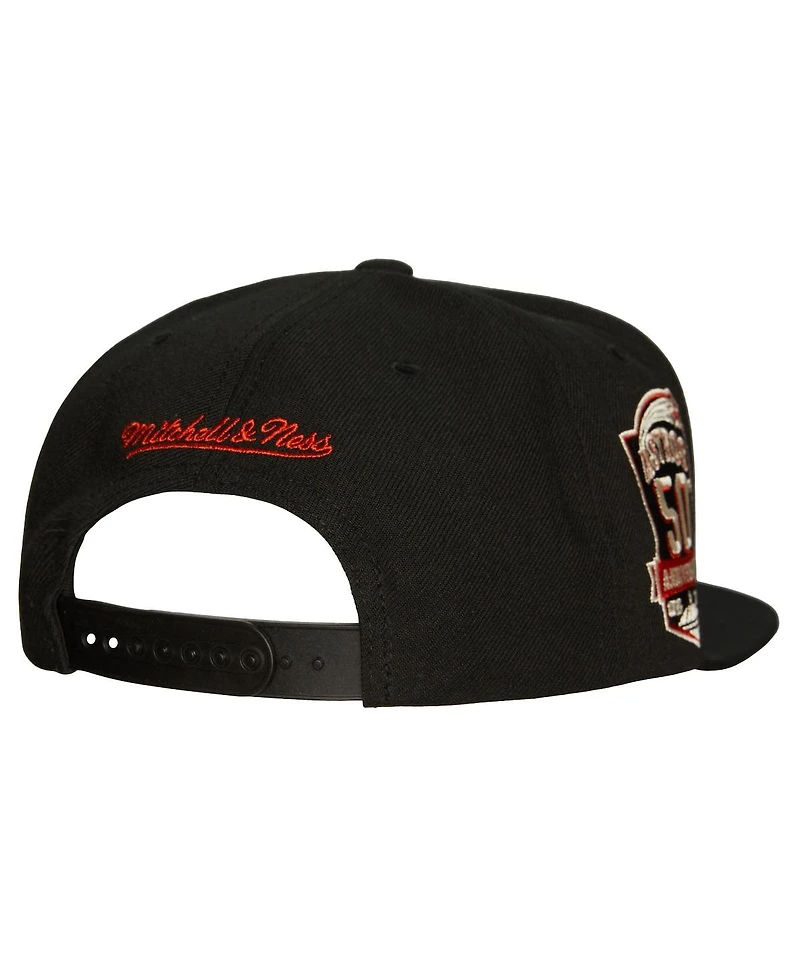 Men's Mitchell & Ness Black Houston Astros Cooperstown Collection True Classics Snapback Hat