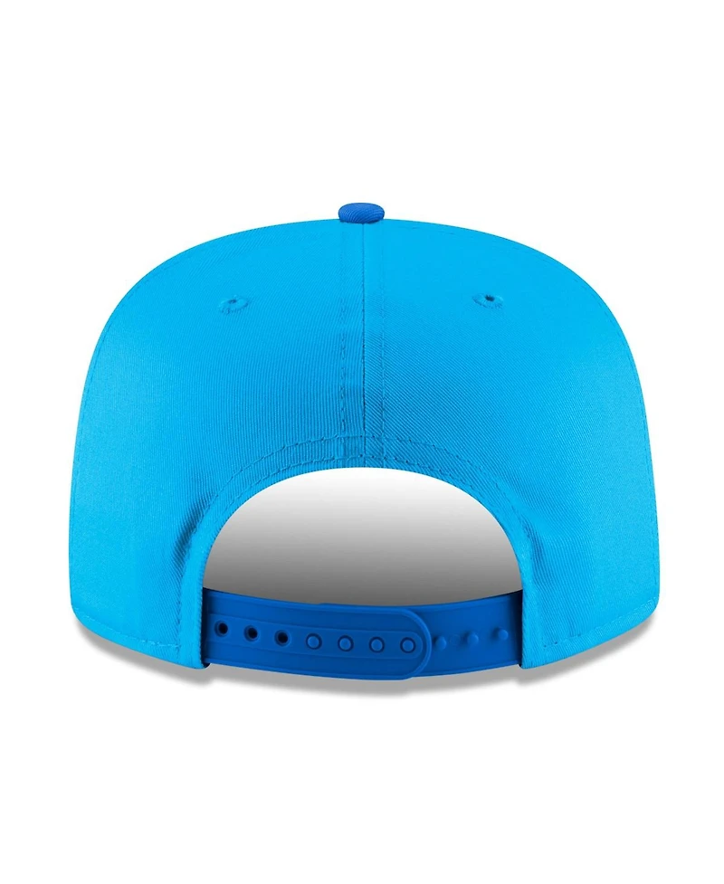 Men's New Era Light Blue, Royal Kyle Larson Hendrickca Golfer Snapback Hat