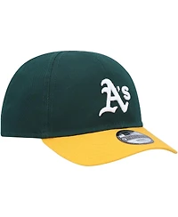 Infant Boys and Girls New Era Green Oakland Athletics Team Color My First 9TWENTY Flex Hat