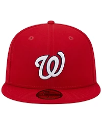 Men's New Era Red Washington Nationals 2019 World Series Team Color 59FIFTY Fitted Hat