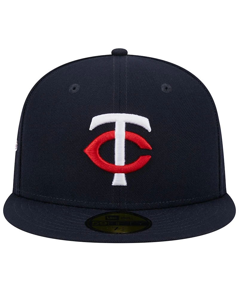 Men's New Era Navy Minnesota Twins 1987 World Series Team Color 59FIFTY Fitted Hat