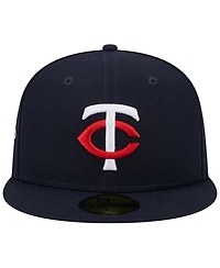 Men's New Era Navy Minnesota Twins 1987 World Series Team Color 59FIFTY Fitted Hat