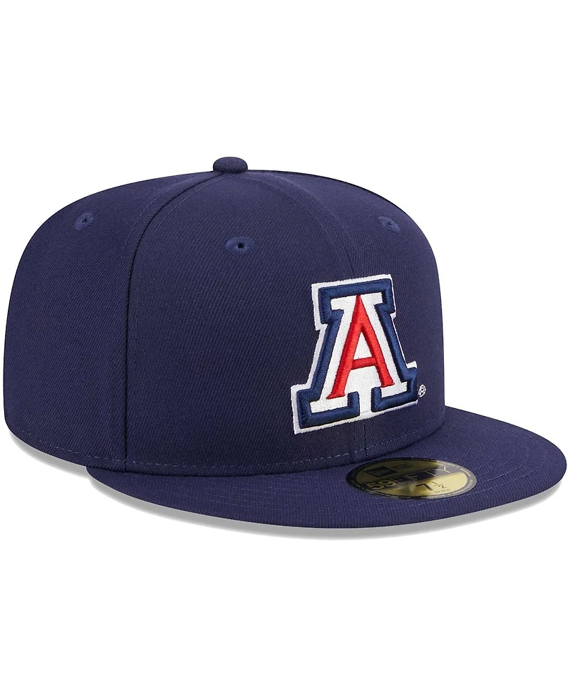 Men's New Era Navy Arizona Wildcats Evergreen 59FIFTY Fitted Hat