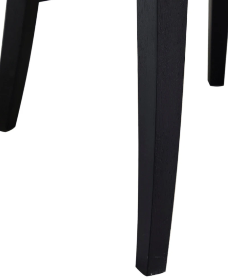Abbyson Living Avery 38.1" 2 Piece Wood-Back Upholstered Counter Stools