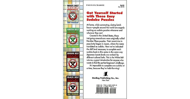 White Belt Sudoku by Michael Rios