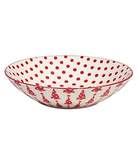 Certified International Peppermint Candy 40 oz Soup Bowls Set of 6, Service for 6