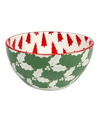 Certified International Winter Medley 30 oz All Purpose Bowls Set of 6, Service for 6