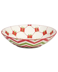 Certified International Holiday Fun 40 oz Soup Bowls Set of 6, Service for 6