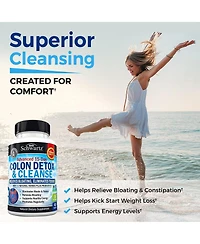 BioSchwartz Colon Cleanser & Detox for Weight Loss - 15 Day Fast-Acting Cleanse, Probiotic Fiber, Noni