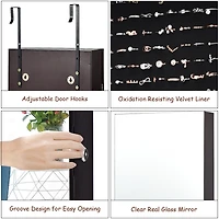 Mirrored Jewelry Cabinet Jewelry Organizer