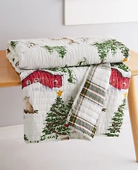 Levtex Tatum Pines Holiday Quilted Throw, 50" x 60"