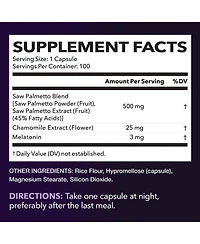 Havasu Nutrition Saw Palmetto Pm Extra Strength Capsules, Havasu Nutrition, 100ct