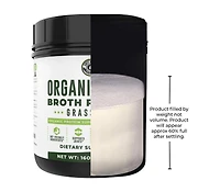 Left Coast Performance Organic Bone Broth Protein, Left Coast Performance, Unflavored, 16oz