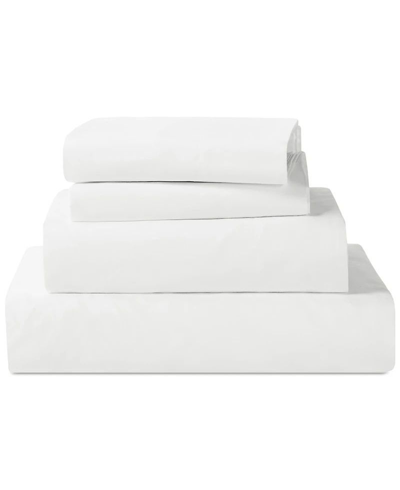 Sunham Microfiber Easy Care Solid -Pc. Sheet Set