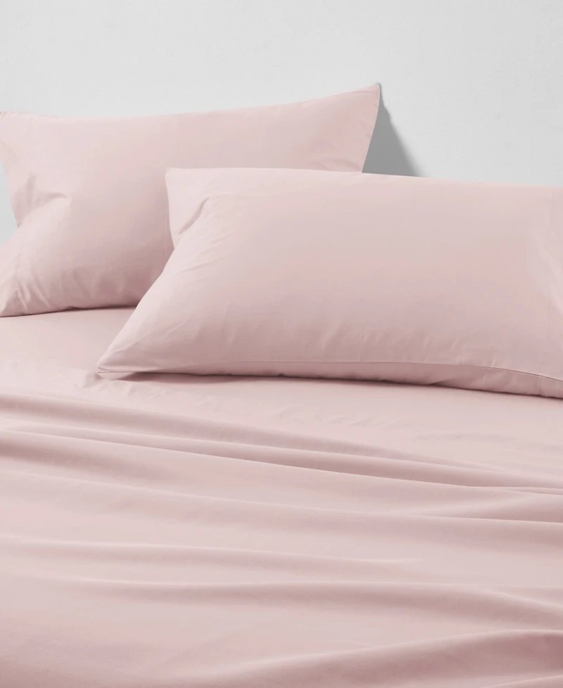 Sunham Microfiber Easy Care Solid 4-Pc. Sheet Set