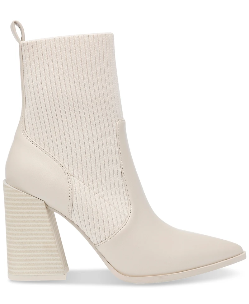 Wild Pair Trinityy Pointed-Toe Pull-On Knit Dress Booties, Created for Macy's