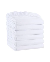 Host Home Bulk Fitted Microfiber Sheets 6 Pack Color Coded Hem Threads Bedding Essentials Supplies For Hosts Of Hotel Motel Or Rental Properties Color Options Twin Xl