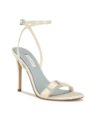 Nine West Women's Moras Bridal Embellished Strappy Stiletto Sandals