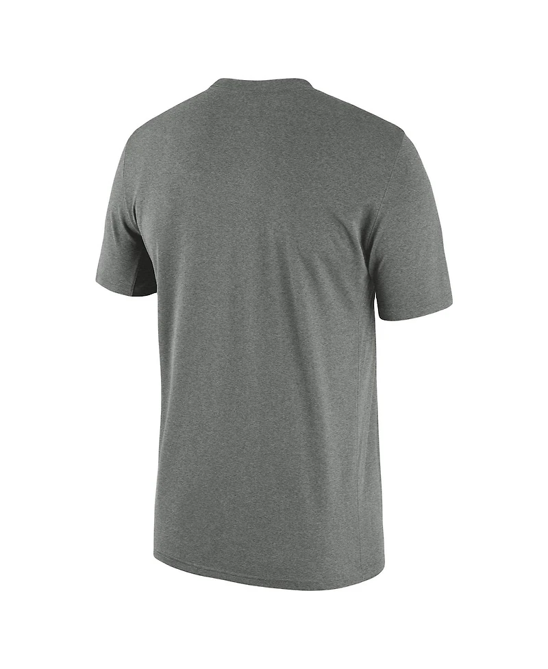 Men's Nike Heather Gray Chicago Bulls 2023/24 Sideline Legend Performance Practice T-shirt