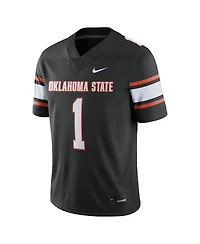 Men's Nike #1 Black Oklahoma State Cowboys Game Jersey